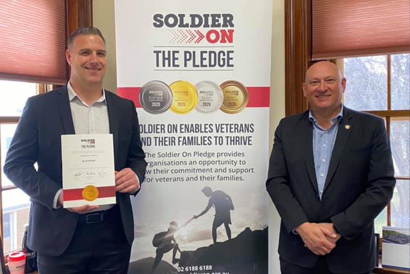 Soldier On Gold Pledge Partner