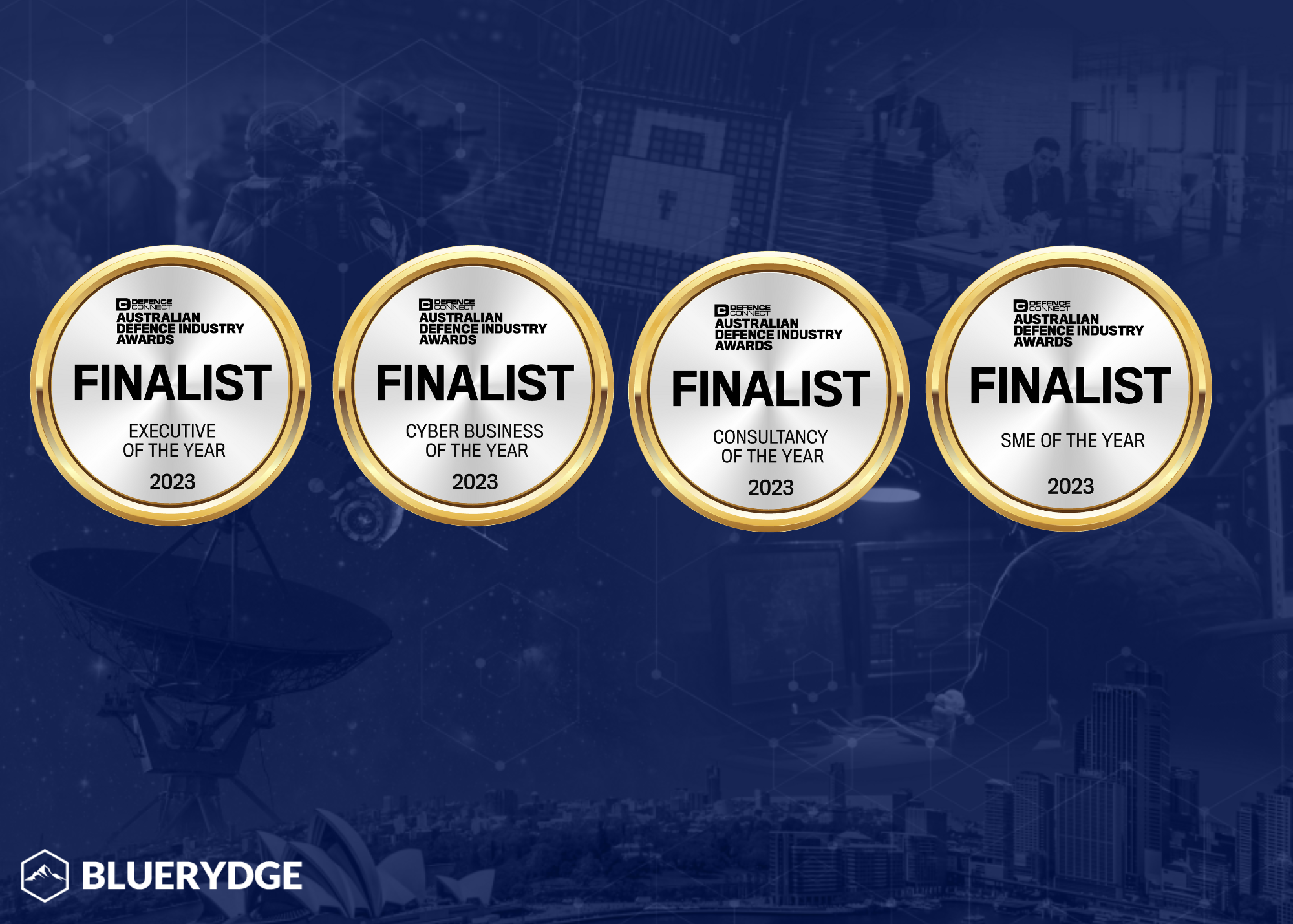 Bluerydge is Finalist at the 2023 Australian Defence Industry Awards